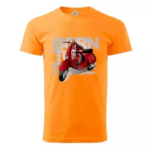 Scooter born to ride red
