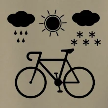 Cyklista za každého počasia