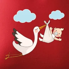 Bocian čakáme bábätko - neutrálne