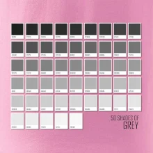50 farebných odtieňov šedej