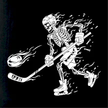 Hokej - útočník - kostra
