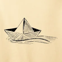 Letná romantika - papierová loďka