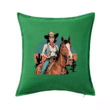 Cowgirl vintage na koni