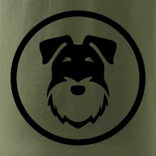 Bradáč v koliesku na prsníku