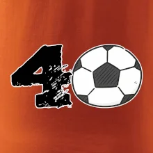 Futbal okrúhle narodeniny 40