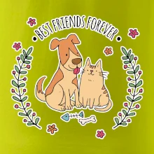 Mačka a pes best friends