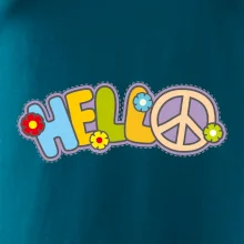 Hello hippie symbol
