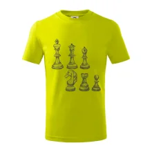 Šachové figúrky kreslené