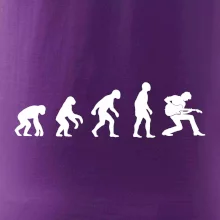 Evolúcia gitarista - kľačiaci