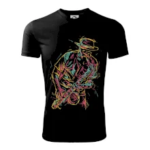 Jazz saxofón splash