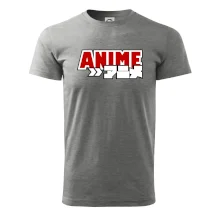 Anime nápis červený
