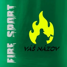 Hasiči - oheň - Váš názov - Prsník + chrbát