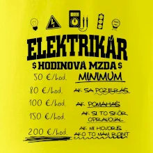 Hodinová mzda elektrikár