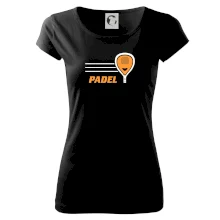Padel - oranžová raketa