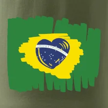 Brazília vlajka srdca