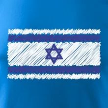 Vlajka Izrael kreslená