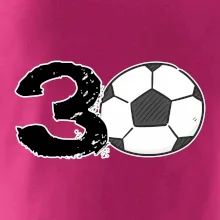 Futbal okrúhle narodeniny 30