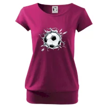 Futbalová lopta v triku