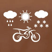 Motorkář za každého počasí - enduro