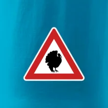 Dopravná značka - moriak Dopravná značka - moriak