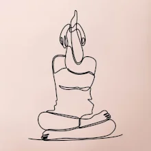 Jóga v sede jedným ťahom