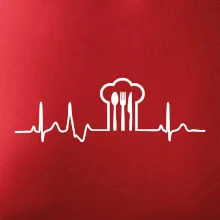 EKG kuchár čiapky a príbory