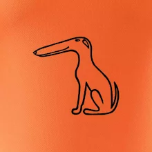 Barzoj obrys čierny