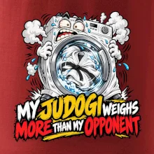 My judogi weighs more than my opponent