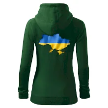 Ukrajina vlajka mapa Ukrajina vlajka mapa