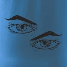 Párový motív - oko naštvané