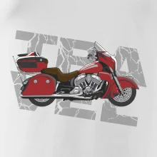 Cestovná motorka Amerika červená Cestovná motorka Amerika červená