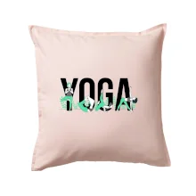 Yoga nápis farebný