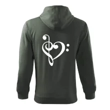 Husľový kľúč srdce Husľový kľúč srdce