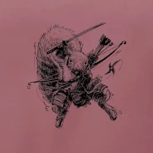 Skica ninja veverička