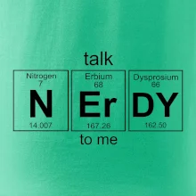 Talk nerdy - periodická tabuľka