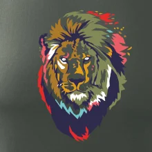 Hlava leva kreslená jednoduchá