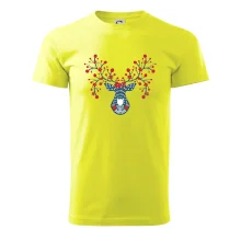 Folklór - jeleň s červenými plodmi