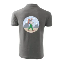 Farebný párový motív na hory