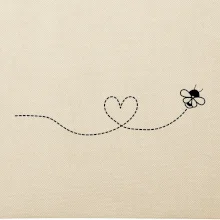 Dráha letu včely - srdce