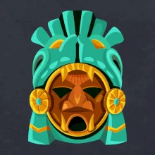 Mayová maska mätová