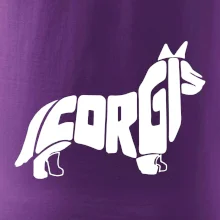Corgi - nápis v tele