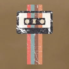 Retro kazeta - pruhy