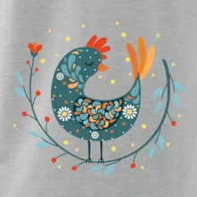 Folklór - sliepky s margarétkami