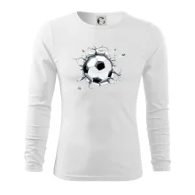 Futbalová lopta v triku Futbalová lopta v triku