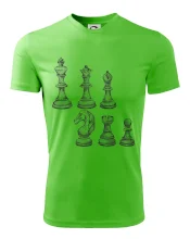 Šachové figúrky kreslené