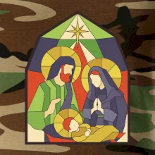 Vitráž - jasličky