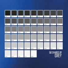 50 farebných odtieňov šedej