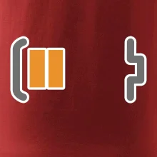 Rodinné tričká - batéria - otecko