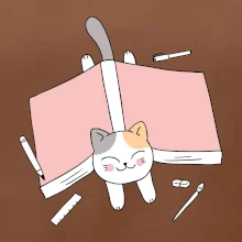 Učenie na štátnice mačka