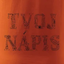 Steampunk vlastný nápis Steampunk vlastný nápis